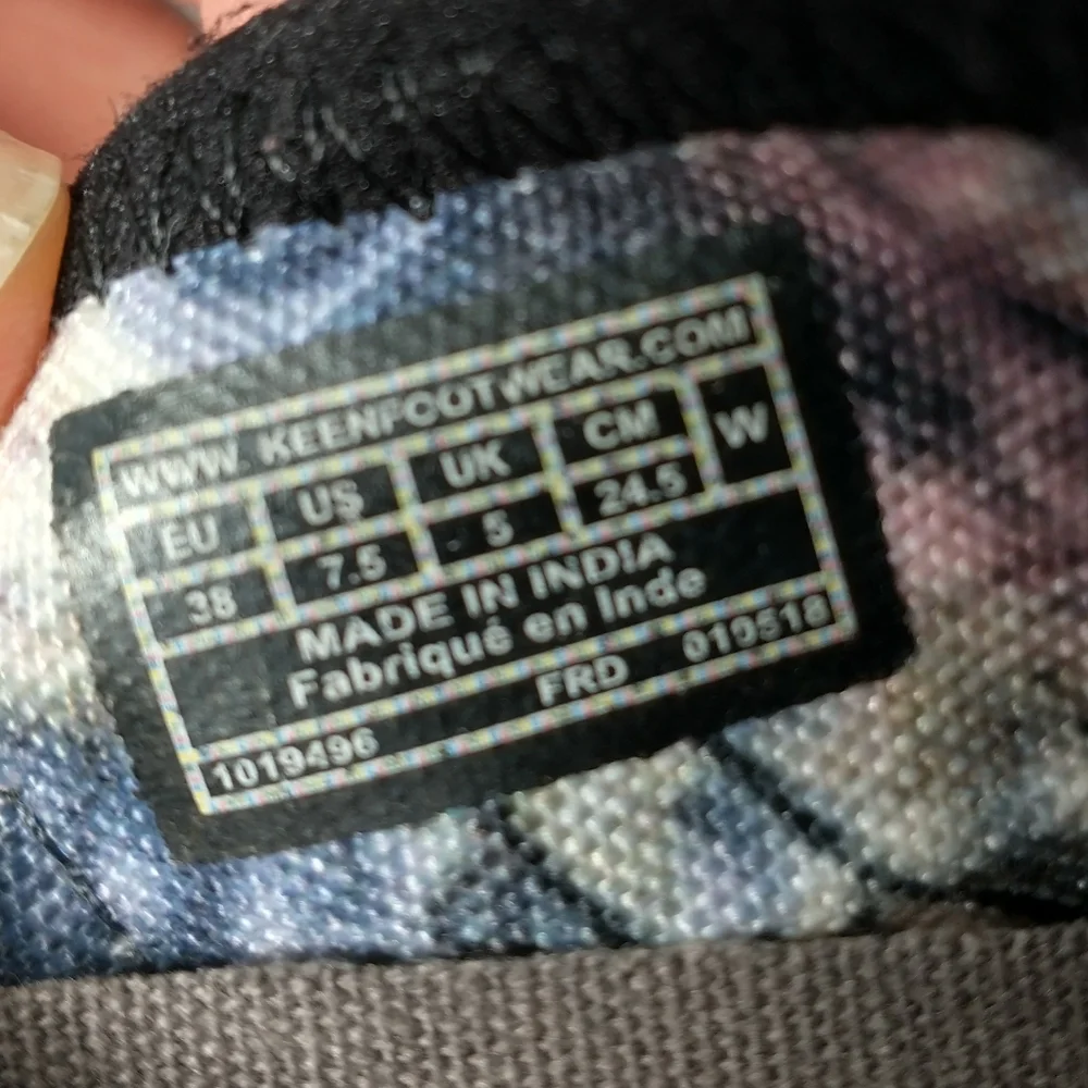 Keen Sienna MJ‎ Wool Shoe, Women's Size 7.5, Black And Gray, Mary Jane